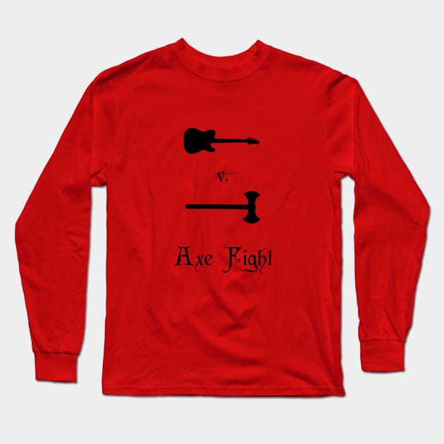 Axe Fight Long Sleeve T-Shirt by geekbias